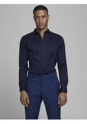 Ανδρικό Πουκάμισο Slim Fit Jack & Jones JJPRParma Shirt L/S Noos 12097662 Μπλε Ανδρικό Πουκάμισο Slim Fit Jack & Jones JJPRParma Shirt L/S Noos 12097662 Μπλε