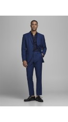 Ανδρικό Πουκάμισο Slim Fit Jack & Jones JJPRParma Shirt L/S Noos 12097662 Μπλε