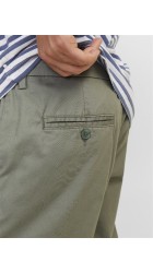 Ανδρικό Παντελόνι Chino Jack & Jones JPStace JJSummer 12232250 Λαδί
