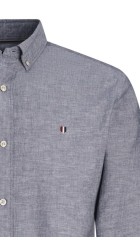 Ανδρικό Πουκάμισο Λινό Slim Fit Jack & Jones JPRBlusummer Sheild Shirt12250007 Faded Denim Ανδρικό Πουκάμισο Λινό Slim Fit Jack & Jones JPRBlusummer Sheild Shirt12250007 Faded Denim