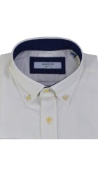 Ανδρικό Πουκάμισο Boston 22001-1 Λευκό Ανδρικό Πουκάμισο Boston 22001-1 Λευκό