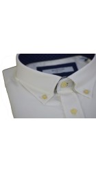 Ανδρικό Πουκάμισο Boston 22001-1 Λευκό Ανδρικό Πουκάμισο Boston 22001-1 Λευκό