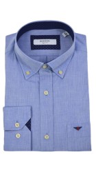 Ανδρικό Πουκάμισο Boston 2200-44 Γαλάζιο Ανδρικό Πουκάμισο Boston 2200-44 Γαλάζιο