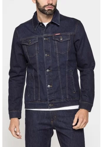 Ανδρικό Μπουφάν Τζιν Carrera Jeans 4500970A-100  Μπλε