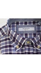 Ανδρικό Πουκάμισο Boston 500-2 Μωβ