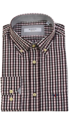 Ανδρικό Πουκάμισο Boston 501-1 Μπορντό