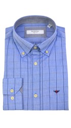 Ανδρικό Πουκάμισο Boston 502-3 Γαλάζιο