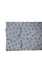 Ανδρικό Πουκάμισο Slim Fit Boston 503-1 Λευκό Ανδρικό Πουκάμισο Slim Fit Boston 503-1 Λευκό