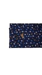 Ανδρικό Πουκάμισο Slim Fit Boston 503-1 Μπλε Ανδρικό Πουκάμισο Slim Fit Boston 503-1 Μπλε