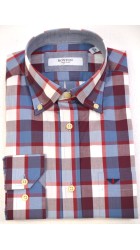 Ανδρικό Πουκάμισο Boston 504-2 Μπλε