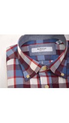 Ανδρικό Πουκάμισο Boston 504-2 Μπλε