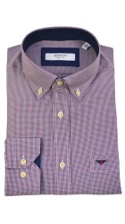 Ανδρικό Πουκάμισο Boston 7250-2 Κόκκινο