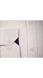 Ανδρικό Πουκάμισο Slim Fit Boston 9502-1 Λευκό Ανδρικό Πουκάμισο Slim Fit Boston 9502-1 Λευκό