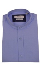 Ανδρικό Πουκάμισο Mao Slim Fit Boston 9502-455-2 Γαλάζιο Ανδρικό Πουκάμισο Mao Slim Fit Boston 9502-455-2 Γαλάζιο