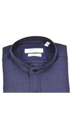 Ανδρικό Πουκάμισο Mao Slim Fit Boston 9502-466-2 Μπλε Ανδρικό Πουκάμισο Mao Slim Fit Boston 9502-466-2 Μπλε