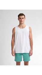 Αμάνικο T-Shirt Petrol M-1050-SLR752-000 White