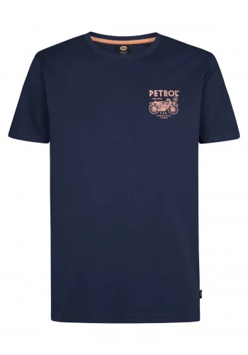 Ανδρικό T-Shirt Petrol M-1050-TSR125-5082 Μπλε