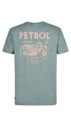 Ανδρικό T-Shirt Petrol M-1050-TSR125-5188 Γαλάζιο