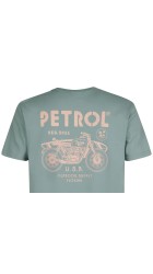 Ανδρικό T-Shirt Petrol M-1050-TSR125-5188 Γαλάζιο