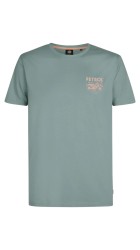 Ανδρικό T-Shirt Petrol M-1050-TSR125-5188 Γαλάζιο