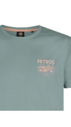 Ανδρικό T-Shirt Petrol M-1050-TSR125-5188 Γαλάζιο