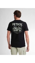 Ανδρικό T-Shirt Petrol M-1050-TSR125-9999 Μαύρο