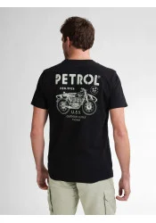 Ανδρικό T-Shirt Petrol M-1050-TSR125-9999 Μαύρο Ανδρικό T-Shirt Petrol M-1050-TSR125-9999 Μαύρο