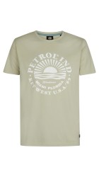 Ανδρικό T-Shirt Petrol M-1050-TSR127-6173 Πράσινο