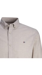 Ανδρικό Πουκάμισο Λινό Slim Fit Jack & Jones JPRBlUSummer Sheild Shirt12250007 Μπεζ