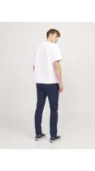 Ανδρικό Παντελόνι Chino Jack & Jones 12150148 JPSTMarco JJBowie Μπλε