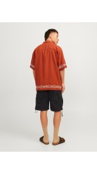 Ανδρική Βερμούδα Jack & Jones JPSTCole JJTucker Cargo Short 12253122 Μαύρη