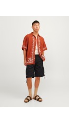 Ανδρική Βερμούδα Jack & Jones JPSTCole JJTucker Cargo Short 12253122 Μαύρη