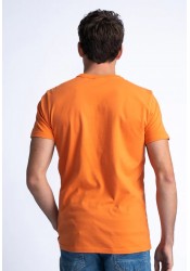 Ανδρικό T-Shirt Petrol M1040-TSR601-2119 Πορτοκαλί