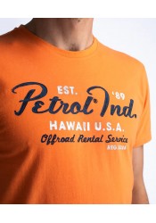 Ανδρικό T-Shirt Petrol M1040-TSR601-2119 Πορτοκαλί