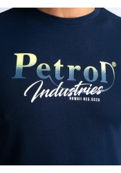 Ανδρικό T-Shirt Petrol M-1030-TSR6634-5178 Μπλέ