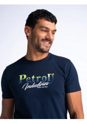 Ανδρικό T-Shirt Petrol M-1030-TSR6634-5178 Μπλέ