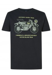 Ανδρικό T-Shirt Petrol M-1040-TSR707-9108 Γκρι
