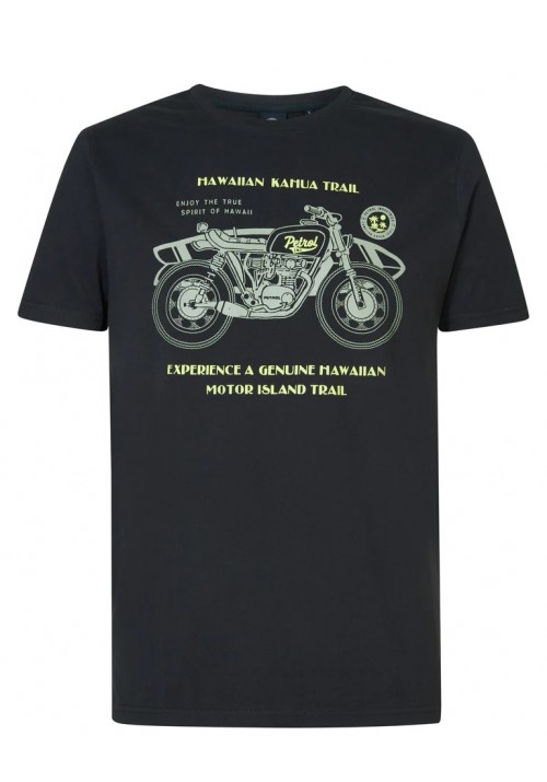 Ανδρικό T-Shirt Petrol M-1040-TSR707-9108 Γκρι