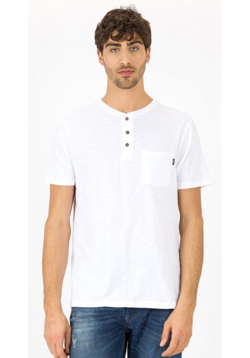 Ανδρικό T-Shirt Tiffosi 10043676-001 Λευκό