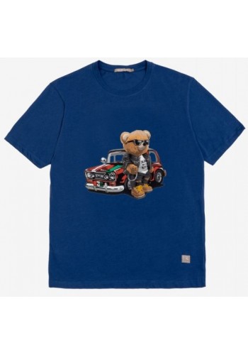 Ανδρικό T-Shirt Gianni Lupo GL2228F-SS24 Μπλε