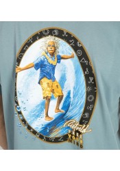 Ανδρικό T-Shirt με Στάμπα  στήν πλάτη Rietveld RCT23290CBM Μπλέ-Ράφ