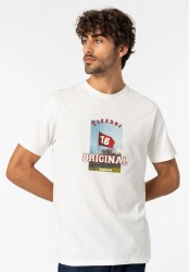 Ανδρικό T-Shirt Tiffosi 10048974 Λευκό