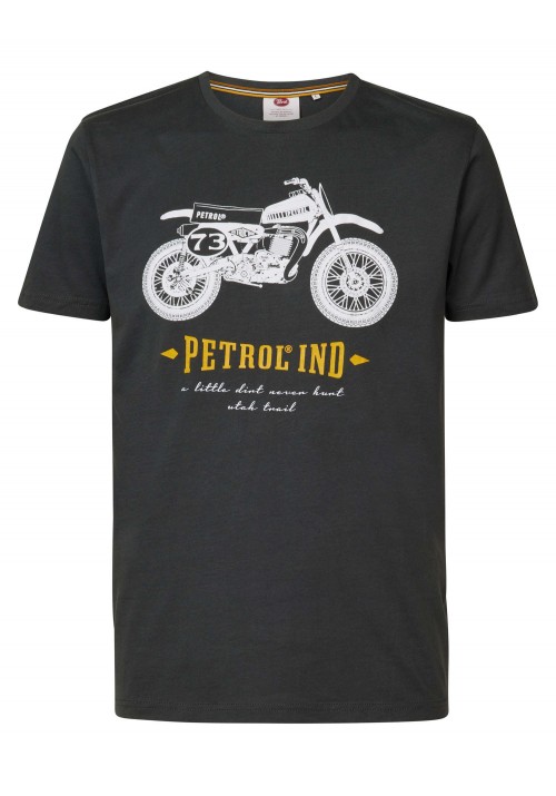 Ανδρικό T-Shirt Petrol M-1030-TSR707 Λάδι