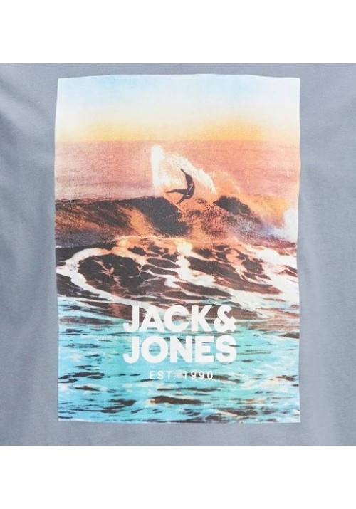 Ανδρικό T-Shirt Jack & Jones 12221007  Navy Μπλε