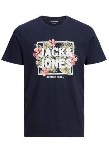 Ανδρικό T-Shirt Jack & Jones 12224688 Μπλε