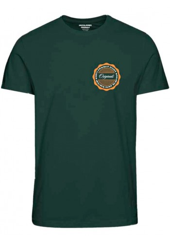 Ανδρικό T-Shirt Jack & Jones 12232997 Πράσινο