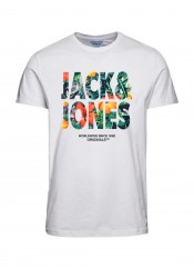 Ανδρικό T-Shirt Jack & Jones 12232998 Λευκό
