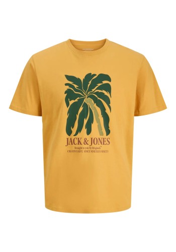 Ανδρικό T-Shirt Jack & Jones JORDOWN Tee SSCrew Neck 12286117 Golden Apricot