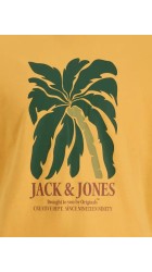 Ανδρικό T-Shirt Jack & Jones JORDOWN Tee SSCrew Neck 12286117 Golden Apricot