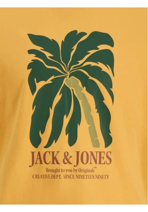 Ανδρικό T-Shirt Jack & Jones JORDOWN Tee SSCrew Neck 12286117 Golden Apricot